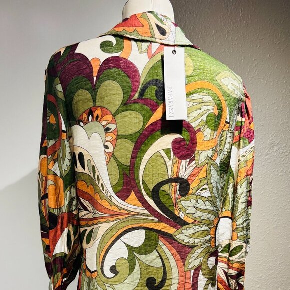 Paparazzi blouse nwt button up formal trendy - Picture 4 of 16